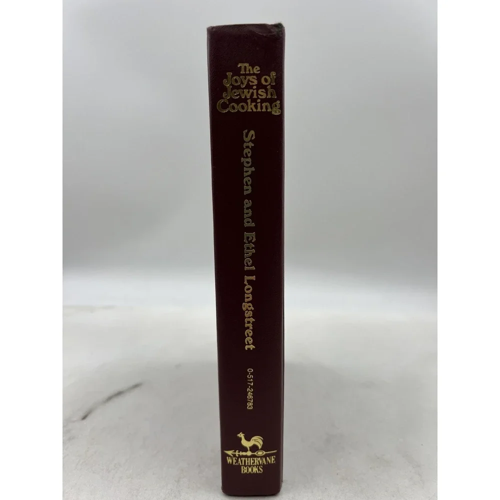 VTG Joys of Jewish Cooking Hardcover Cookbook Stephen Ethel Longstreet 1978